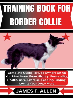 cover image of TRAINING BOOK FOR BORDER COLLIE